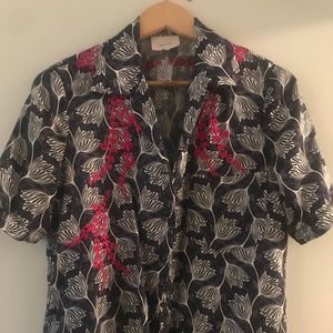 Embroidered Cinq A Sept shirt Small